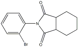 2-(2-bromophenyl)hexahydro-1H-isoindole-1,3(2H)-dione 化学構造式