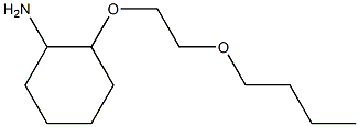 2-(2-butoxyethoxy)cyclohexan-1-amine Structure