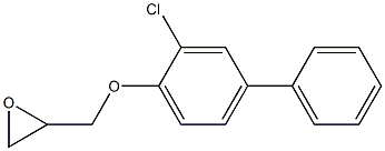 2-(2-chloro-4-phenylphenoxymethyl)oxirane