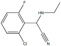  2-(2-chloro-6-fluorophenyl)-2-(ethylamino)acetonitrile