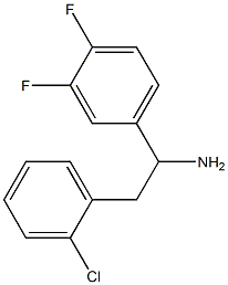 2-(2-chlorophenyl)-1-(3,4-difluorophenyl)ethan-1-amine Structure