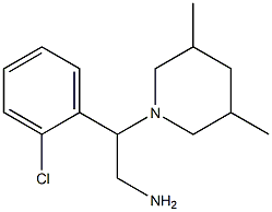 2-(2-chlorophenyl)-2-(3,5-dimethylpiperidin-1-yl)ethan-1-amine|