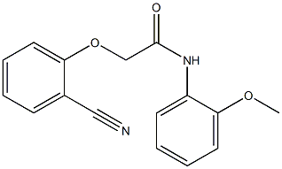  2-(2-cyanophenoxy)-N-(2-methoxyphenyl)acetamide