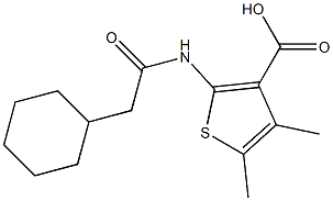 2-(2-cyclohexylacetamido)-4,5-dimethylthiophene-3-carboxylic acid