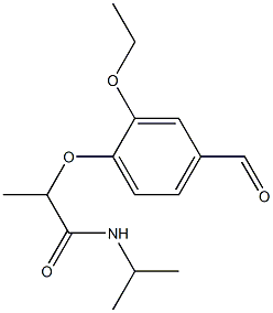 2-(2-ethoxy-4-formylphenoxy)-N-(propan-2-yl)propanamide