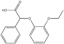 2-(2-ethoxyphenoxy)-2-phenylacetic acid,,结构式