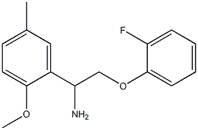 2-(2-fluorophenoxy)-1-(2-methoxy-5-methylphenyl)ethanamine