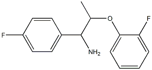 2-(2-fluorophenoxy)-1-(4-fluorophenyl)propan-1-amine Structure