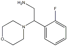 2-(2-fluorophenyl)-2-(morpholin-4-yl)ethan-1-amine Structure