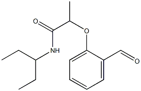 2-(2-formylphenoxy)-N-(pentan-3-yl)propanamide