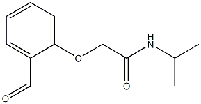 2-(2-formylphenoxy)-N-(propan-2-yl)acetamide Structure