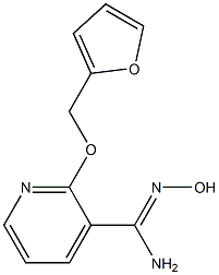 2-(2-furylmethoxy)-N'-hydroxypyridine-3-carboximidamide