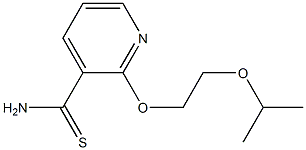 2-(2-isopropoxyethoxy)pyridine-3-carbothioamide Structure