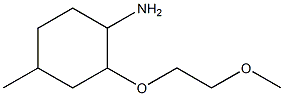 2-(2-methoxyethoxy)-4-methylcyclohexan-1-amine,,结构式