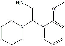 2-(2-methoxyphenyl)-2-piperidin-1-ylethanamine Structure