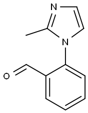 2-(2-methyl-1H-imidazol-1-yl)benzaldehyde 结构式