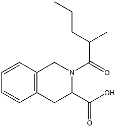 2-(2-methylpentanoyl)-1,2,3,4-tetrahydroisoquinoline-3-carboxylic acid