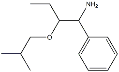 2-(2-methylpropoxy)-1-phenylbutan-1-amine 结构式