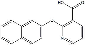 2-(2-naphthyloxy)nicotinic acid Structure