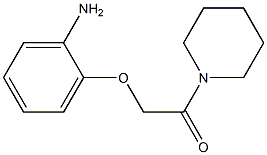 2-(2-oxo-2-piperidin-1-ylethoxy)aniline 结构式