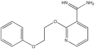 2-(2-phenoxyethoxy)pyridine-3-carboximidamide