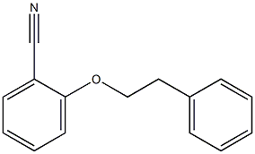 2-(2-phenylethoxy)benzonitrile 化学構造式