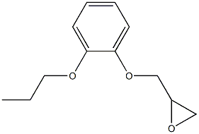 2-(2-propoxyphenoxymethyl)oxirane 结构式