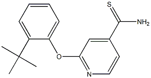 2-(2-tert-butylphenoxy)pyridine-4-carbothioamide