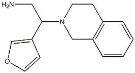2-(3,4-dihydroisoquinolin-2(1H)-yl)-2-tetrahydrofuran-3-ylethanamine Structure