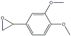 2-(3,4-dimethoxyphenyl)oxirane,,结构式