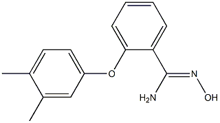 2-(3,4-dimethylphenoxy)-N'-hydroxybenzene-1-carboximidamide|