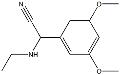 2-(3,5-dimethoxyphenyl)-2-(ethylamino)acetonitrile