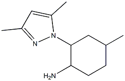 2-(3,5-dimethyl-1H-pyrazol-1-yl)-4-methylcyclohexanamine Structure