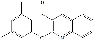 2-(3,5-dimethylphenoxy)quinoline-3-carbaldehyde Structure