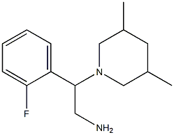 2-(3,5-dimethylpiperidin-1-yl)-2-(2-fluorophenyl)ethan-1-amine