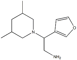 2-(3,5-dimethylpiperidin-1-yl)-2-tetrahydrofuran-3-ylethanamine