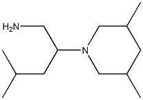  2-(3,5-dimethylpiperidin-1-yl)-4-methylpentan-1-amine