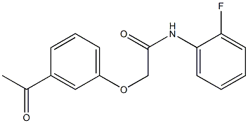 2-(3-acetylphenoxy)-N-(2-fluorophenyl)acetamide