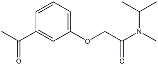 2-(3-acetylphenoxy)-N-methyl-N-(propan-2-yl)acetamide