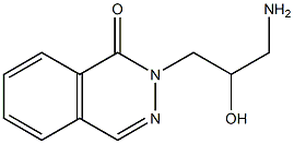 2-(3-amino-2-hydroxypropyl)phthalazin-1(2H)-one Structure