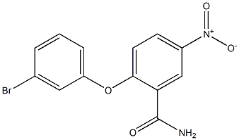 2-(3-bromophenoxy)-5-nitrobenzamide Structure