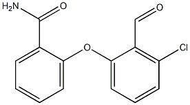 2-(3-chloro-2-formylphenoxy)benzamide|