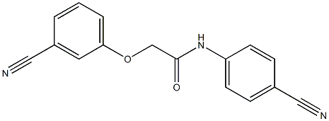 2-(3-cyanophenoxy)-N-(4-cyanophenyl)acetamide