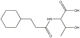  2-(3-cyclohexylpropanamido)-3-hydroxybutanoic acid