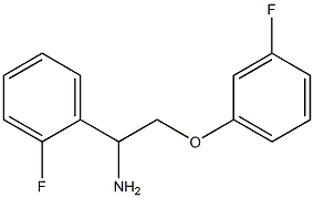 2-(3-fluorophenoxy)-1-(2-fluorophenyl)ethanamine Structure