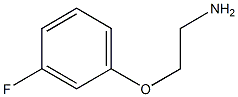 2-(3-fluorophenoxy)ethanamine,,结构式