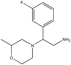 2-(3-fluorophenyl)-2-(2-methylmorpholin-4-yl)ethanamine