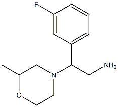 2-(3-fluorophenyl)-2-(2-methylmorpholin-4-yl)ethanamine|