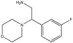 2-(3-fluorophenyl)-2-morpholin-4-ylethanamine
