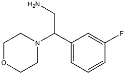 2-(3-fluorophenyl)-2-morpholin-4-ylethanamine|